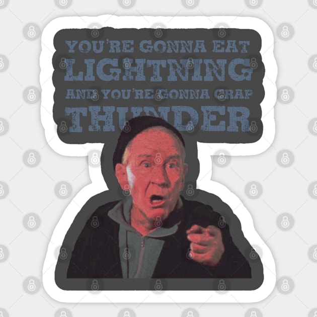 Vintage You're Gonna Eat Lightning Sticker by Jazz In The Gardens